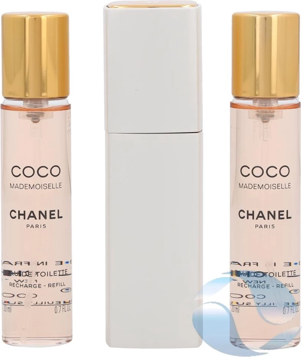 Chanel Coco Mademoiselle Geschenkset - Eau De Toilette + 2x Eau De Toilette Refill 6 Chanel Coco Mademoiselle Geschenkset - Eau De Toilette + 2x Eau De Toilette Refill - Afbeelding 6