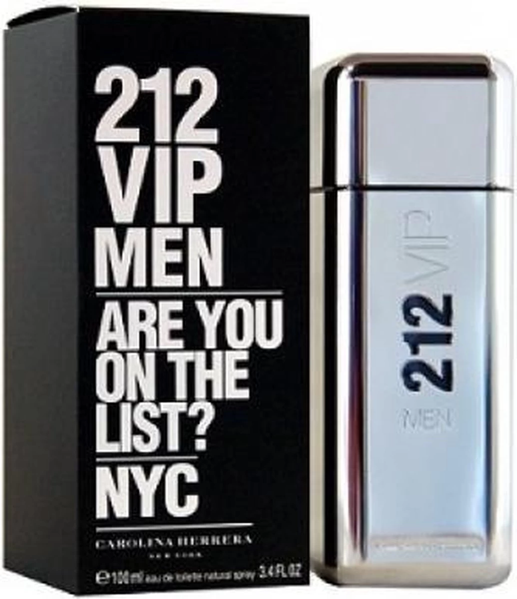 Carolina Herrera 212 VIP Men - 100 Ml - Eau De Toilette Spray - Herenparfum 11 Carolina Herrera 212 VIP Men - 100 Ml - Eau De Toilette Spray - Herenparfum - Afbeelding 11