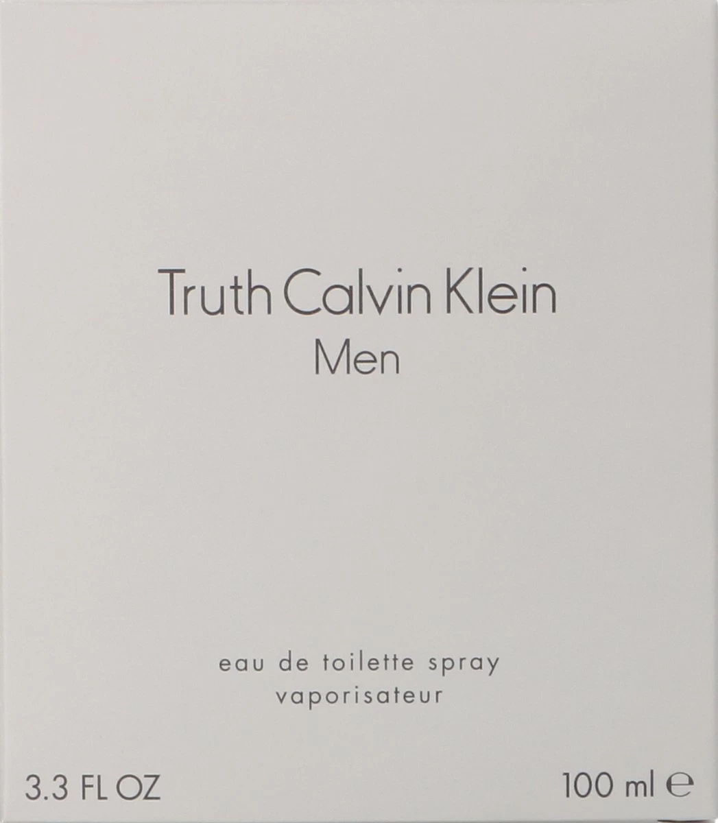 Calvin Klein Truth 100 Ml - Eau De Toilette - Herenparfum 3 Calvin Klein Truth 100 Ml - Eau De Toilette - Herenparfum - Afbeelding 3