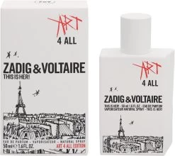 Luxe Geur Verkoopwinkel 29 Zadig & Voltaire This Is Her! Art 4 All Limited Edition Eau De Toilette - 50 Ml