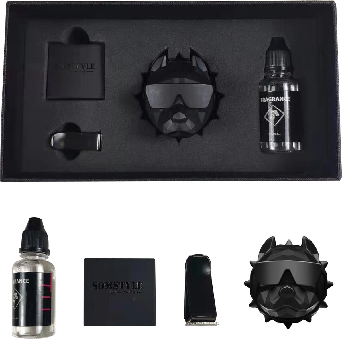 Somstyle Luxe Autoparfum - Zoete Geur Auto - Luchtverfrisser – Bulldog 2 Somstyle Luxe Autoparfum - Zoete Geur Auto - Luchtverfrisser – Bulldog - Afbeelding 2