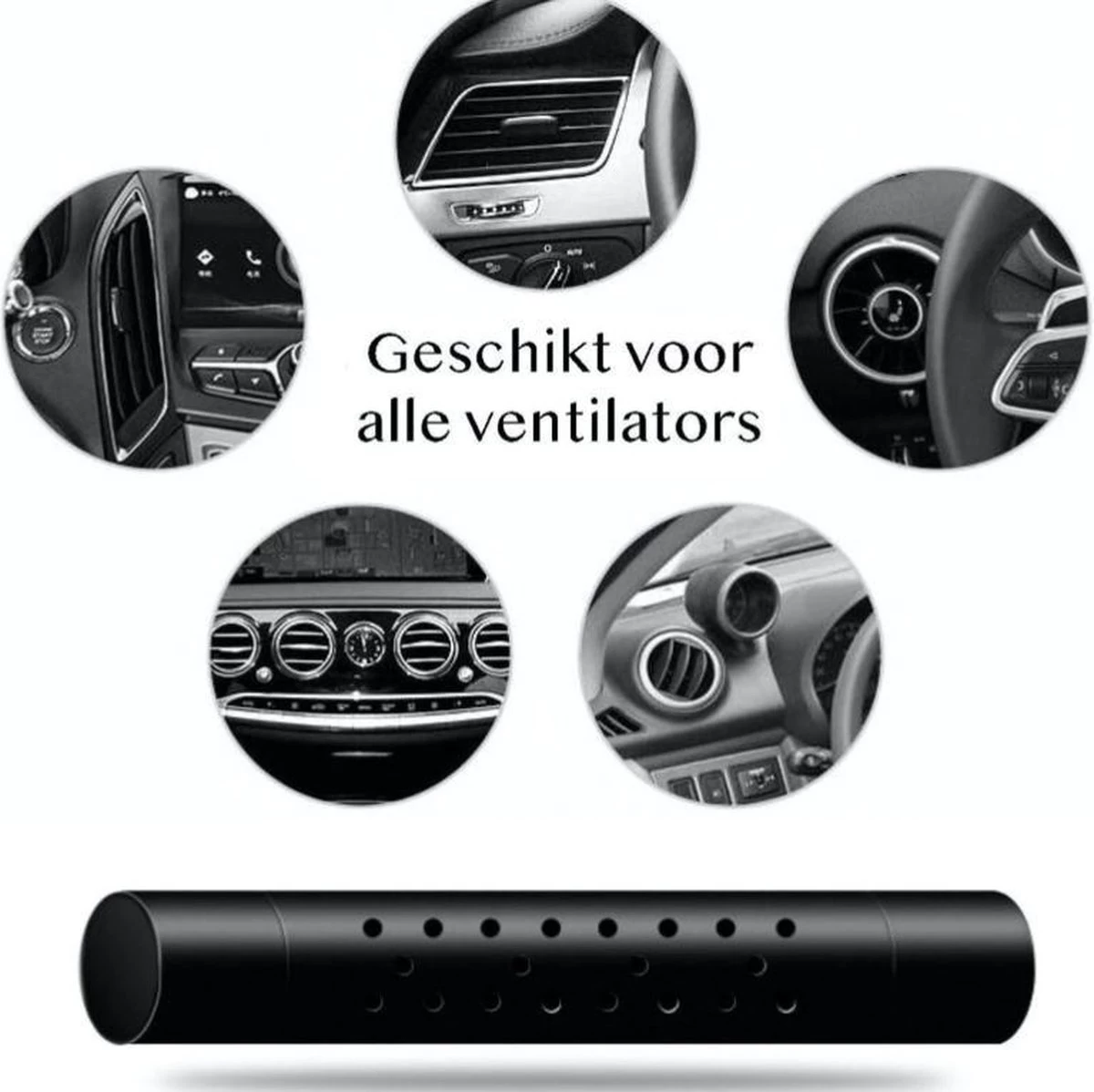 Luxe Auto Luchtverfrisser - 3 Aroma Geuren - Auto Verfrisser - Auto Luchtje - Zwart 3 Luxe Auto Luchtverfrisser - 3 Aroma Geuren - Auto Verfrisser - Auto Luchtje - Zwart - Afbeelding 3