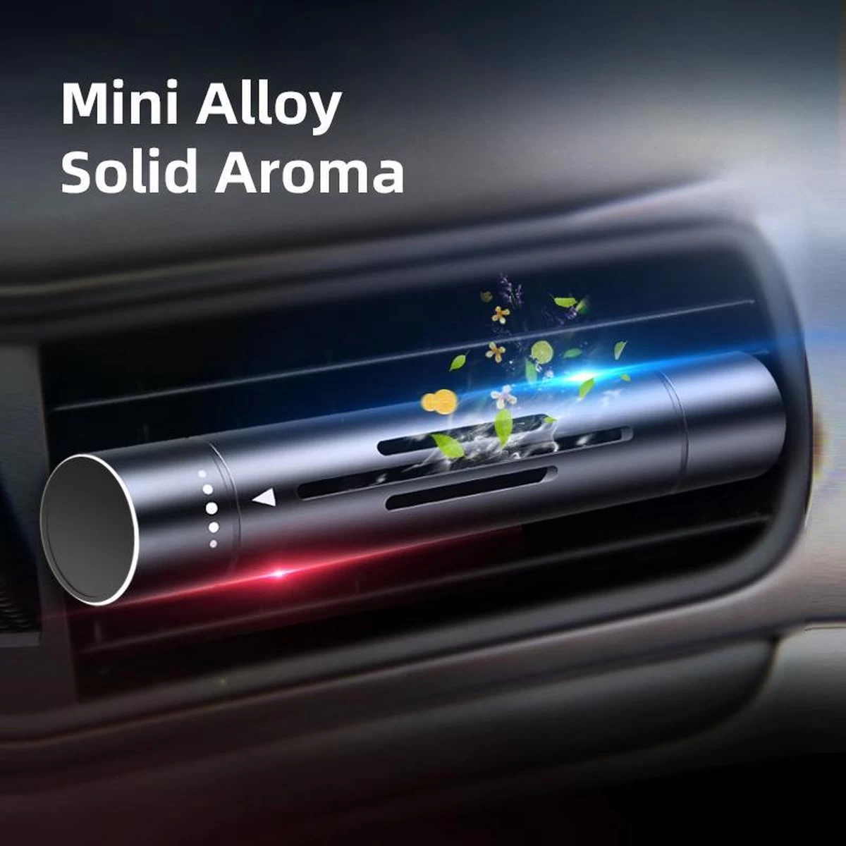 Autoparfum - Luchtverfrisser Auto - Inclusief 5 Geuren - Luxe Design - ZWART(2) - Hervulbaar - Fris 2 Autoparfum - Luchtverfrisser Auto - Inclusief 5 Geuren - Luxe Design - ZWART(2) - Hervulbaar - Fris - Afbeelding 2