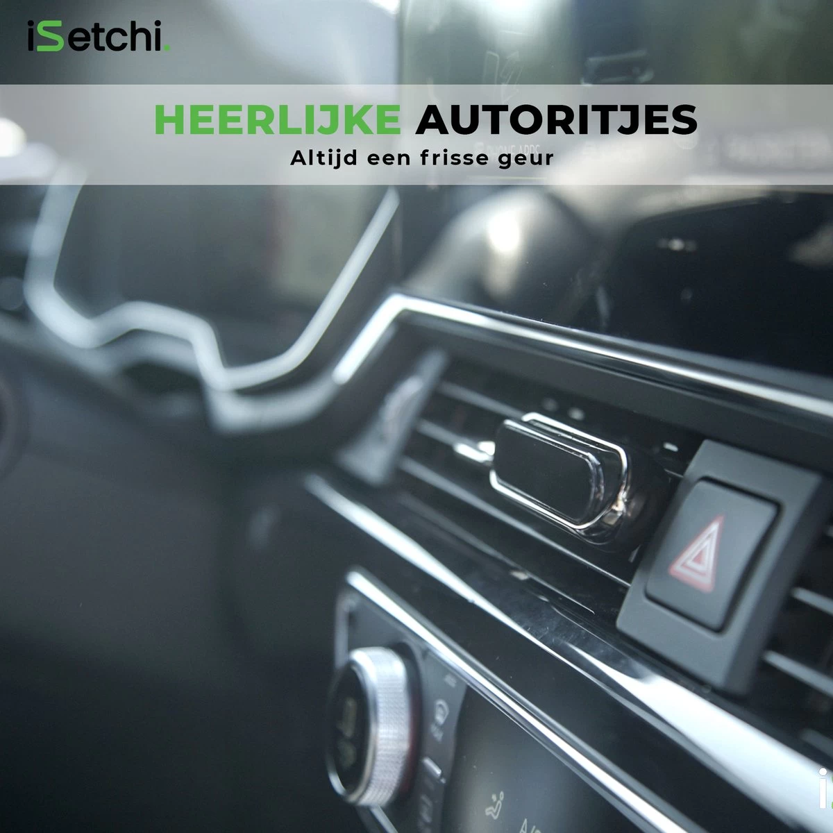 ISetchi Frisse Autoparfum - Autogeur - Met 4 Verschillende Geuren – Compact Formaat & Navulbaar - Metaal Ontwerp - Parfum Voor Luchtrooster Ventilatierooster -Auto Luchtje - Car Perfume 3 ISetchi Frisse Autoparfum - Autogeur - Met 4 Verschillende Geuren – Compact Formaat & Navulbaar - Metaal Ontwerp - Parfum Voor Luchtrooster Ventilatierooster -Auto Luchtje - Car Perfume - Afbeelding 3