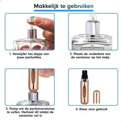 Merkloos Parfum Spray - Navulbare Parfum Verstuiver - Navulling Voor Parfum - Parfumverstuiver - Goudkleurig 14 Merkloos Parfum Spray - Navulbare Parfum Verstuiver - Navulling Voor Parfum - Parfumverstuiver - Goudkleurig -Luxe Geur Verkoopwinkel 1200x1200 343