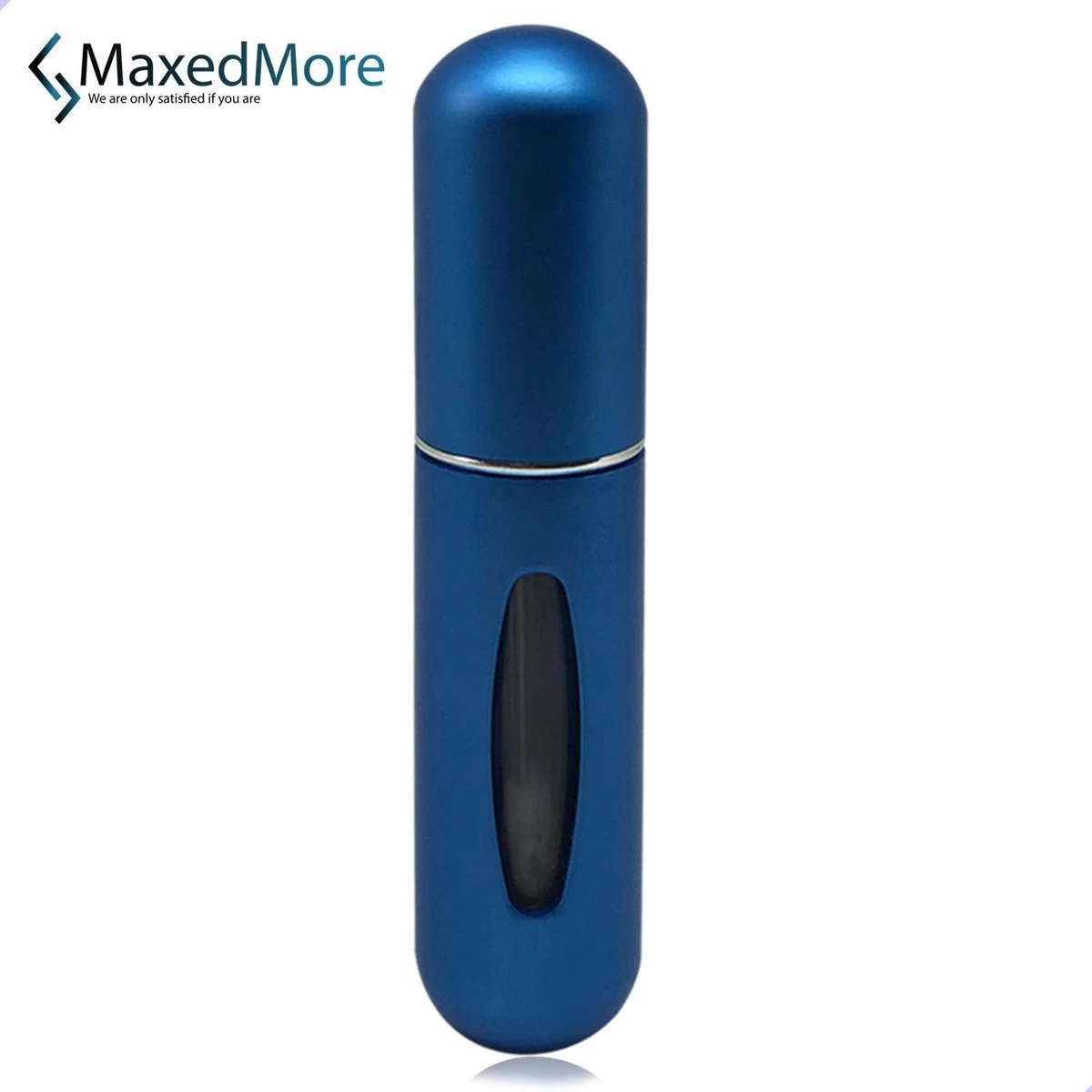 MaxedMore Navulbare Parfumverstuiver 5ml Blauw - 65 Keer Spraybare Parfum Verstuiver - Hervulbaar Tasverstuiver Voor Parfum - Meeneem Mini Geur Flesje Voor Op Reis - Lipstick Formaat Navulbaar Parfumflesje 1 MaxedMore Navulbare Parfumverstuiver 5ml Blauw - 65 Keer Spraybare Parfum Verstuiver - Hervulbaar Tasverstuiver Voor Parfum - Meeneem Mini Geur Flesje Voor Op Reis - Lipstick Formaat Navulbaar Parfumflesje