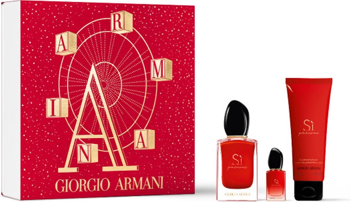 Armani Si Passione Eau De Parfum Xmas Geschenkset 1 Armani Si Passione Eau De Parfum Xmas Geschenkset