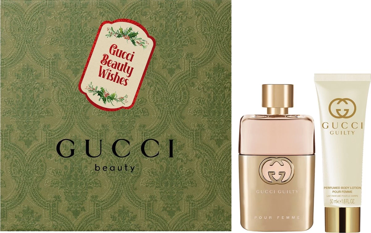 Gucci Guilty Poure Femme Gift Set 50ml Eau De Parfum + 50ml Body Lotion 1 Gucci Guilty Poure Femme Gift Set 50ml Eau De Parfum + 50ml Body Lotion