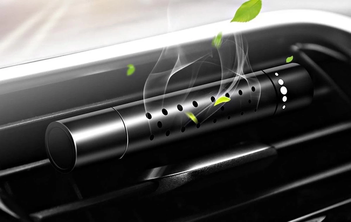 Autoparfum - Luchtverfrisser Auto - Inclusief 5 Geuren - Luxe Design - ZWART - Hervulbaar - Fris 7 Autoparfum - Luchtverfrisser Auto - Inclusief 5 Geuren - Luxe Design - ZWART - Hervulbaar - Fris - Afbeelding 7