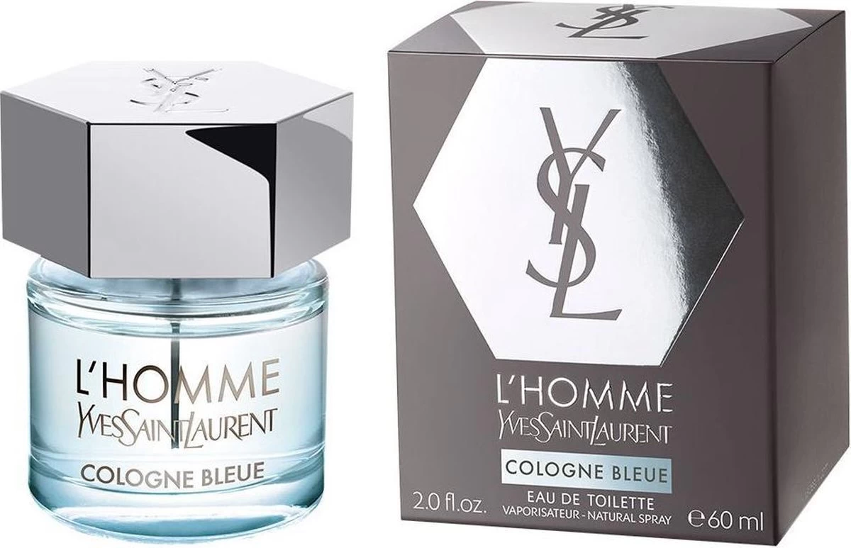 L'homme Cologne Bleue By Yves Saint Laurent 60 Ml - Eau De Toilette Spray 1 L'homme Cologne Bleue By Yves Saint Laurent 60 Ml - Eau De Toilette Spray