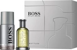 Hugo Boss Bottled Giftset - 50 Ml Eau De Toilette Spray + 150 Ml Deodorant Spray - Cadeauset Voor Heren