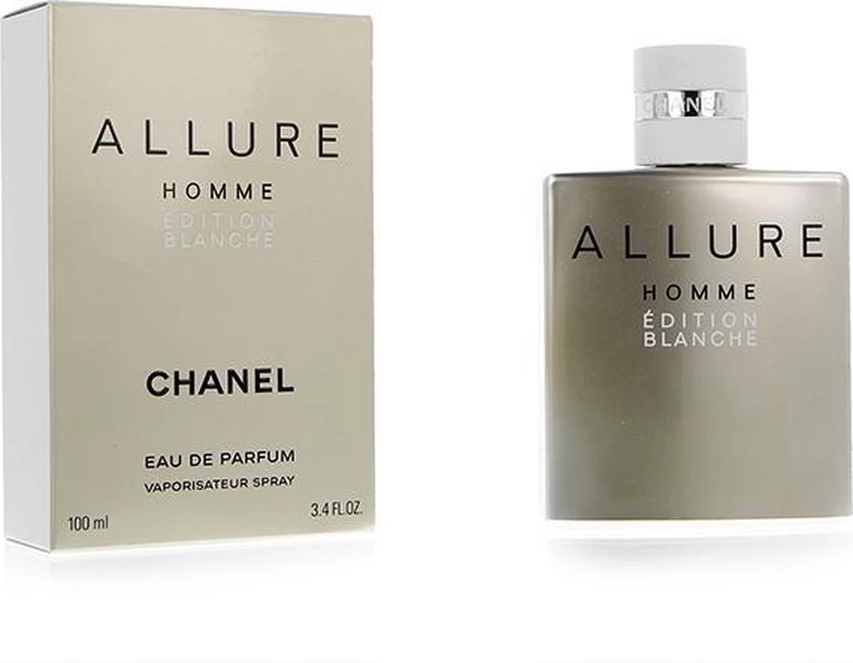 Chanel Allure Homme Edition Blanche 100 Ml - Eau De Parfum - Herenparfum 10 Chanel Allure Homme Edition Blanche 100 Ml - Eau De Parfum - Herenparfum - Afbeelding 10