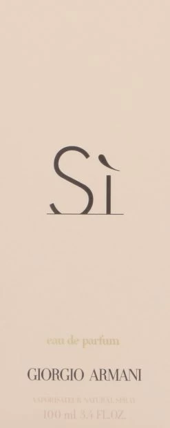 Giorgio Armani Sì 100 Ml - Eau De Parfum - Damesparfum -Luxe Geur Verkoopwinkel 478x1200 2