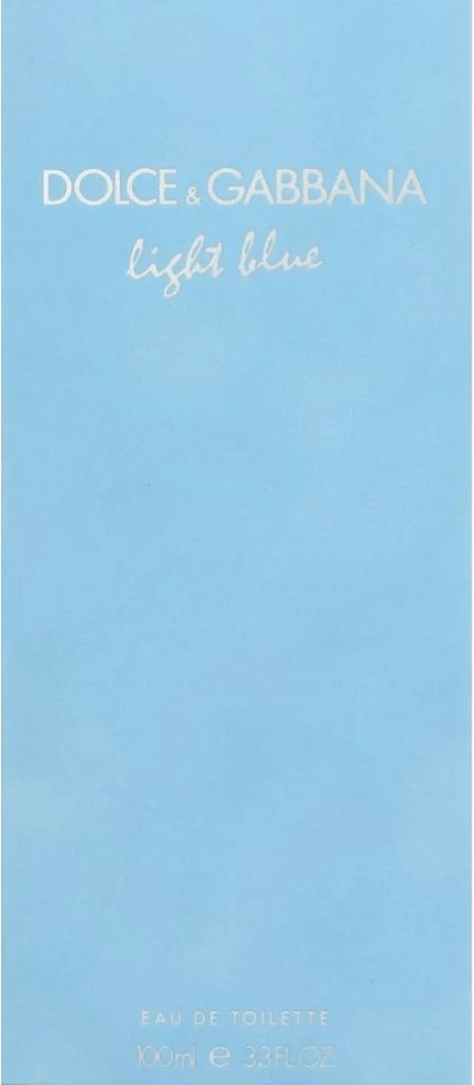 Dolce & Gabbana Light Blue 100 Ml - Eau De Toilette - Damesparfum 3 Dolce & Gabbana Light Blue 100 Ml - Eau De Toilette - Damesparfum - Afbeelding 3
