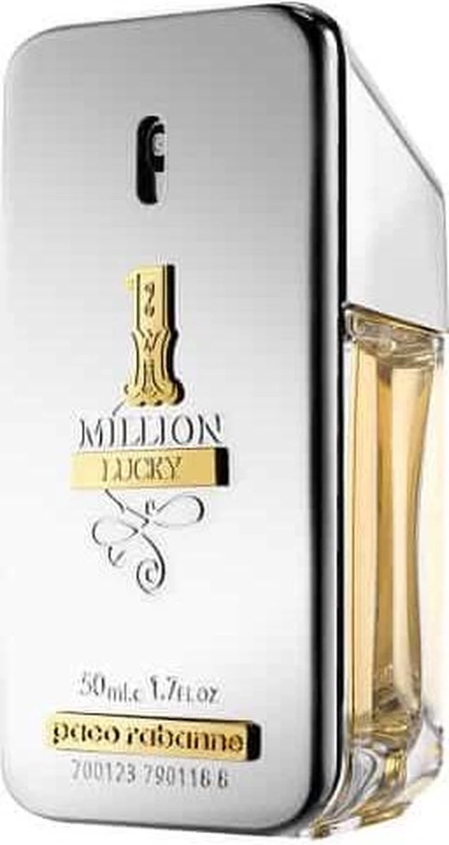 Paco Rabanne 1 Million Lucky 50 Ml - Eau De Toilette - Herenparfum 15 Paco Rabanne 1 Million Lucky 50 Ml - Eau De Toilette - Herenparfum - Afbeelding 15