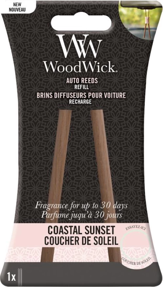 WoodWick Auto Reeds - Refill - Coastal Sunset 2 WoodWick Auto Reeds - Refill - Coastal Sunset - Afbeelding 2