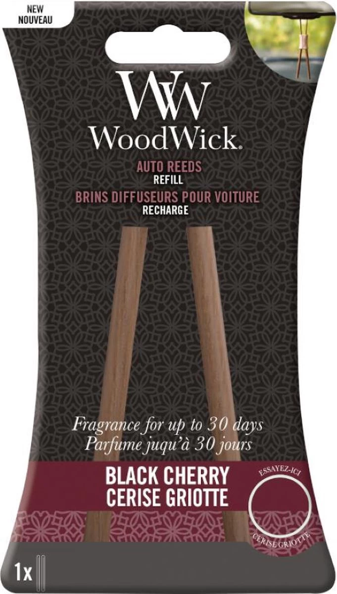 WoodWick Auto Reeds - Refill - Black Cherry 1 WoodWick Auto Reeds - Refill - Black Cherry