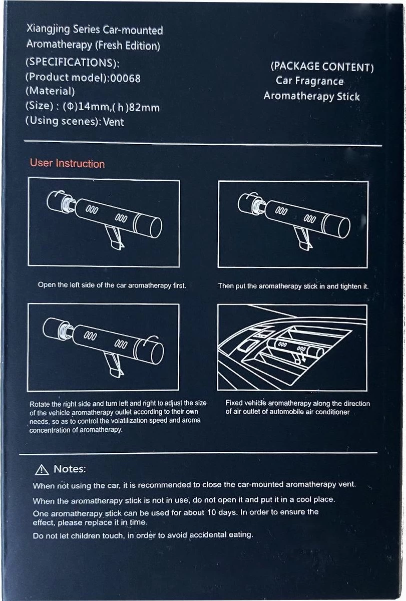 Luxe Auto Luchtverfrisser - 3 Aroma Geuren - Auto Verfrisser - Auto Luchtje - Zwart 10 Luxe Auto Luchtverfrisser - 3 Aroma Geuren - Auto Verfrisser - Auto Luchtje - Zwart - Afbeelding 10