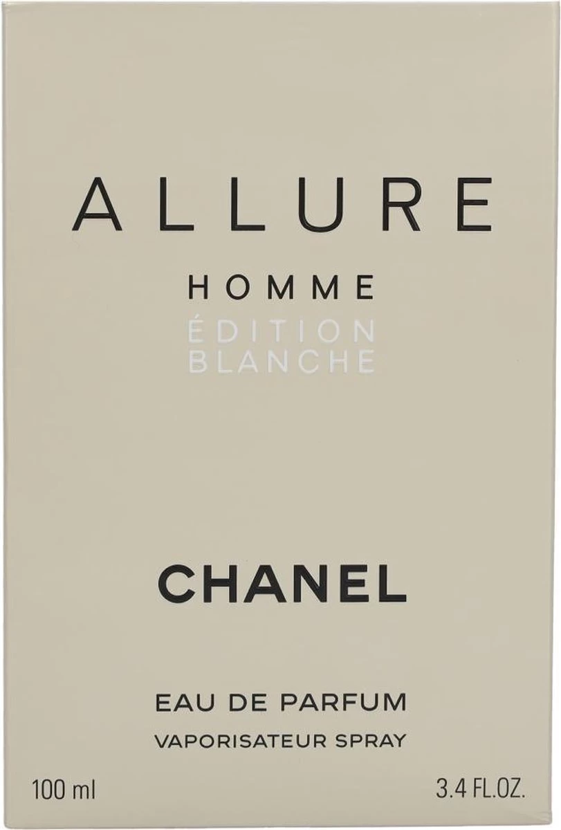 Chanel Allure Homme Edition Blanche 100 Ml - Eau De Parfum - Herenparfum 4 Chanel Allure Homme Edition Blanche 100 Ml - Eau De Parfum - Herenparfum - Afbeelding 4