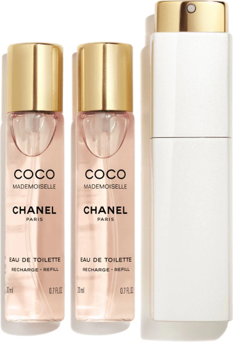 Chanel Coco Mademoiselle Geschenkset - Eau De Toilette + 2x Eau De Toilette Refill 5 Chanel Coco Mademoiselle Geschenkset - Eau De Toilette + 2x Eau De Toilette Refill - Afbeelding 5