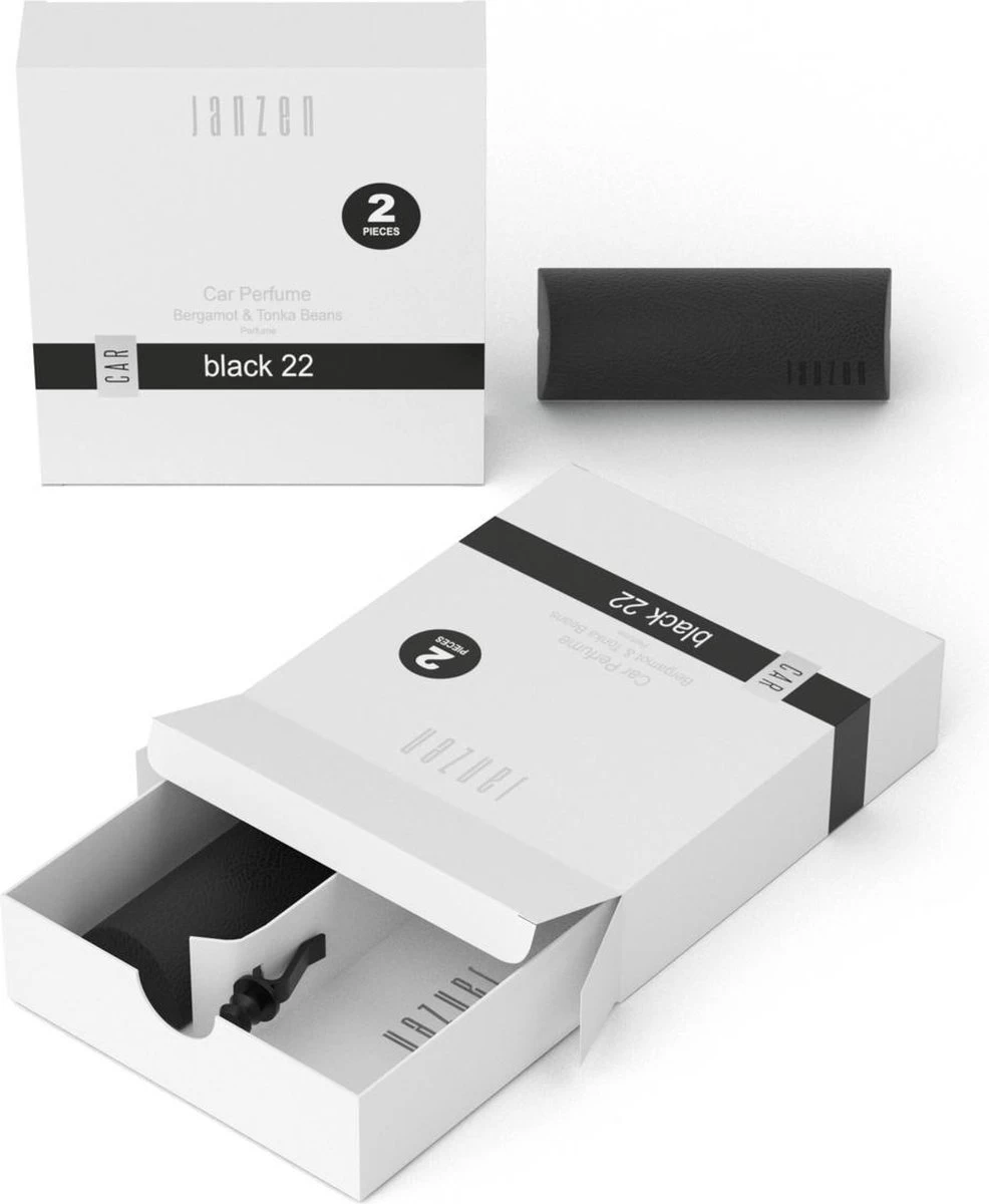 JANZEN Car Perfume Black 22 2 JANZEN Car Perfume Black 22 - Afbeelding 2